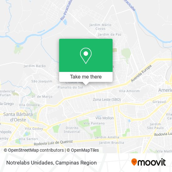 Mapa Notrelabs Unidades