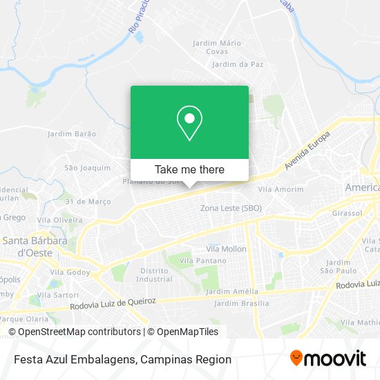 Festa Azul Embalagens map