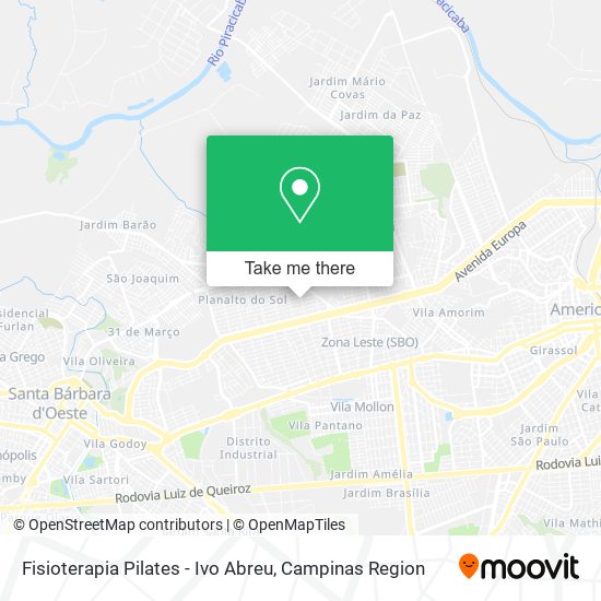 Fisioterapia Pilates - Ivo Abreu map