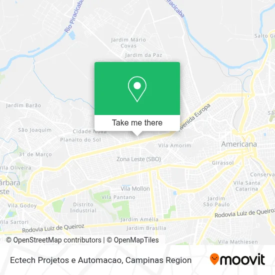 Ectech Projetos e Automacao map