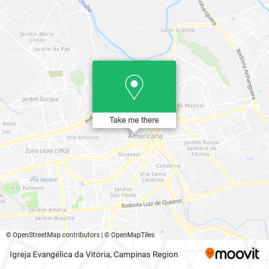 Igreja Evangélica da Vitória map