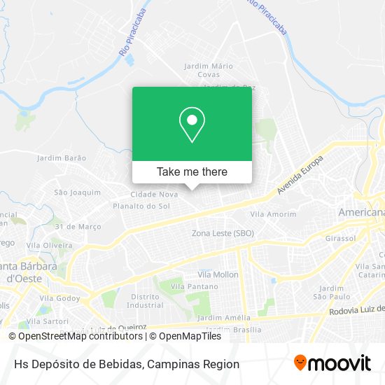 Hs Depósito de Bebidas map