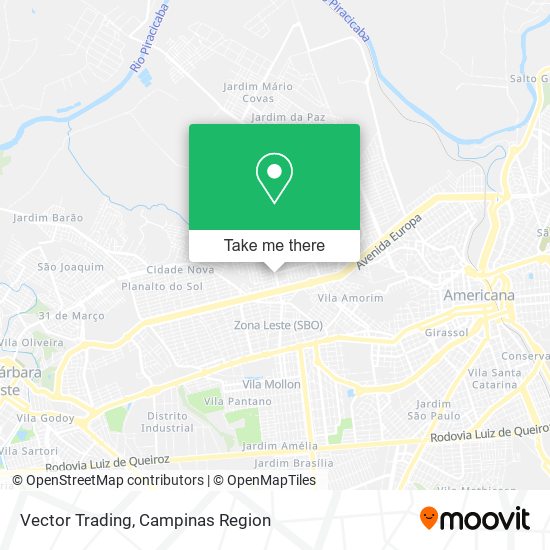 Vector Trading map