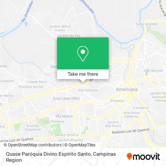 Quase Paróquia Divino Espírito Santo map