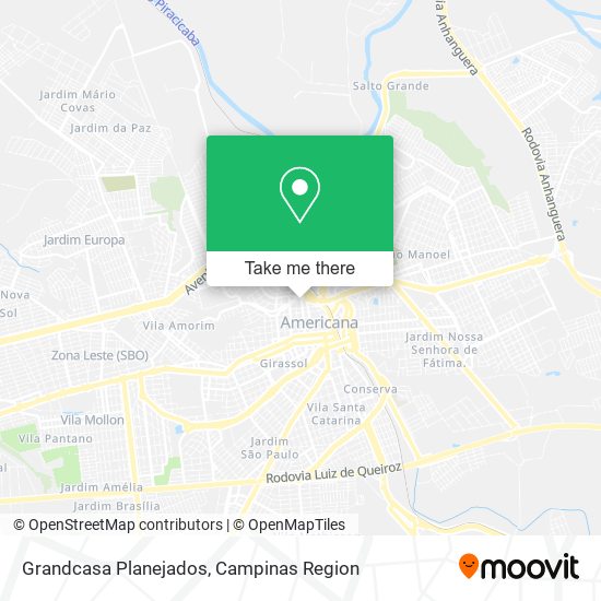 Grandcasa Planejados map