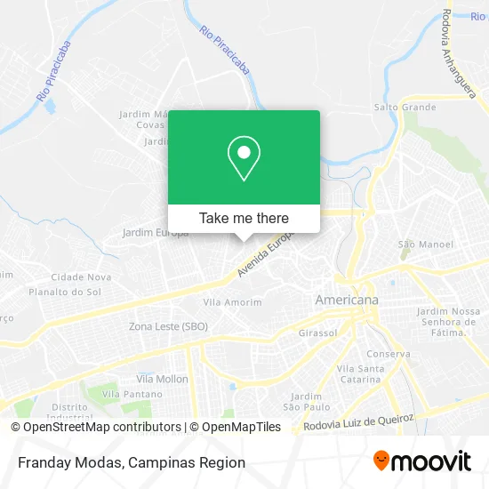 Franday Modas map