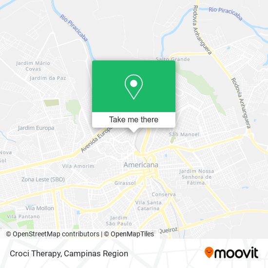 Croci Therapy map