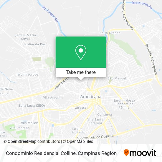 Condominio Residencial Colline map