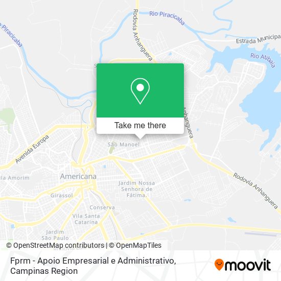 Mapa Fprm - Apoio Empresarial e Administrativo