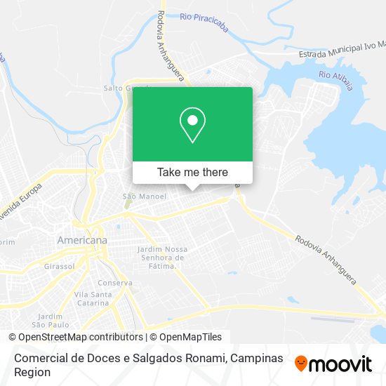 Comercial de Doces e Salgados Ronami map