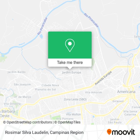 Rosimar Silva Laudelin map