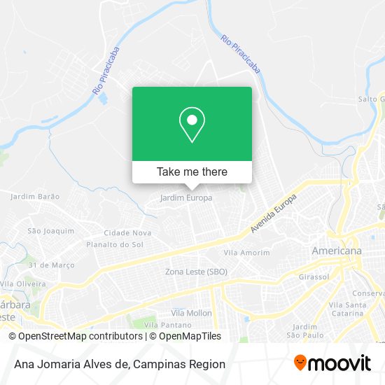 Mapa Ana Jomaria Alves de