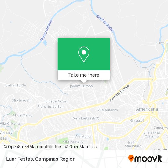 Luar Festas map