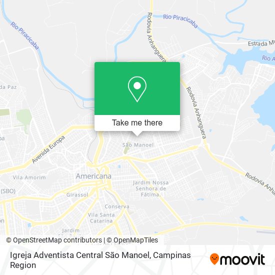 Igreja Adventista Central São Manoel map