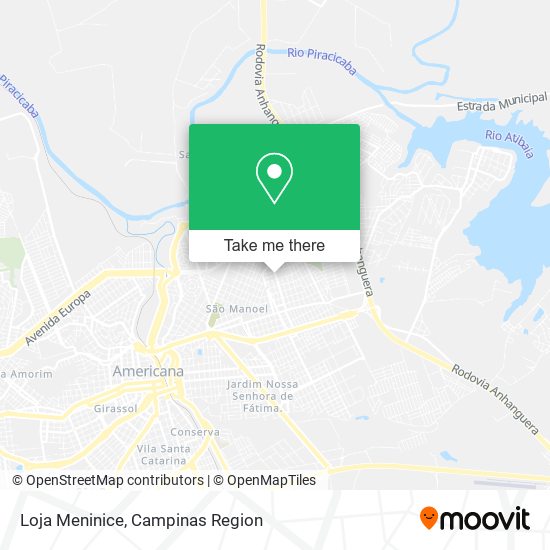 Mapa Loja Meninice