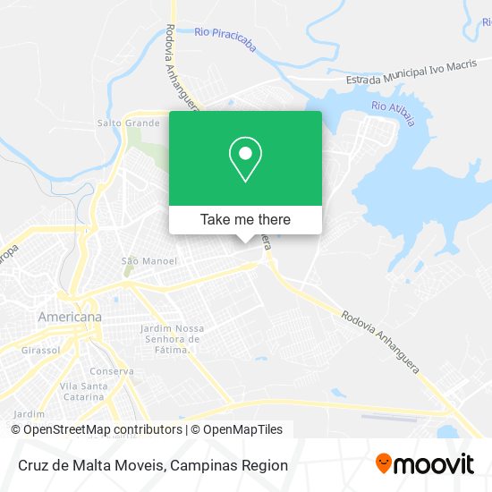 Cruz de Malta Moveis map