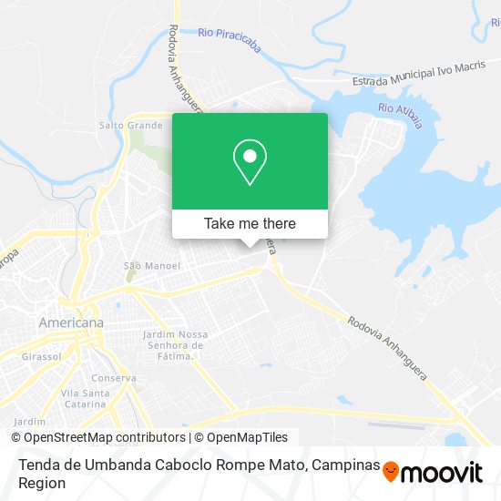 Tenda de Umbanda Caboclo Rompe Mato map