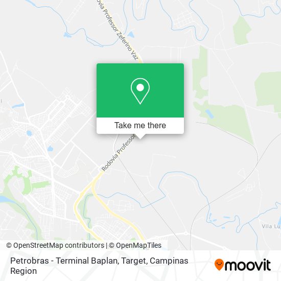 Petrobras - Terminal Baplan, Target map