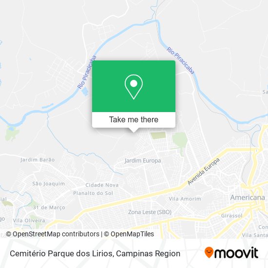 Cemitério Parque dos Lirios map