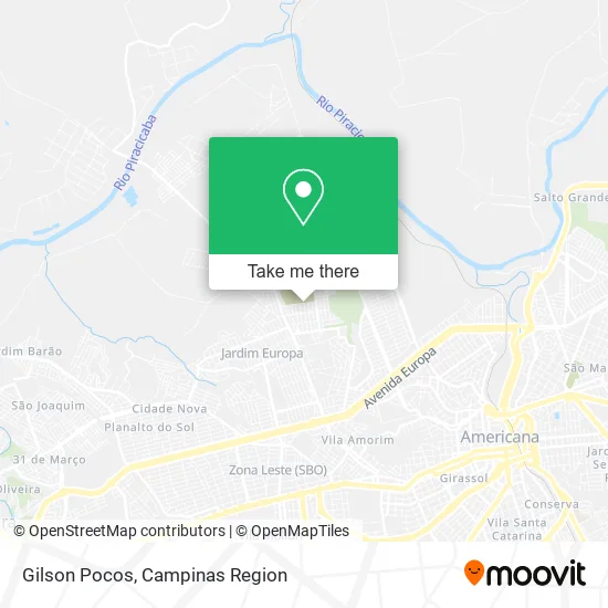 Gilson Pocos map