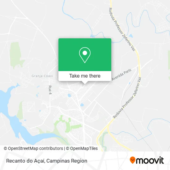 Recanto do Açaí map