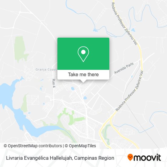 Livraria Evangélica Hallelujah map