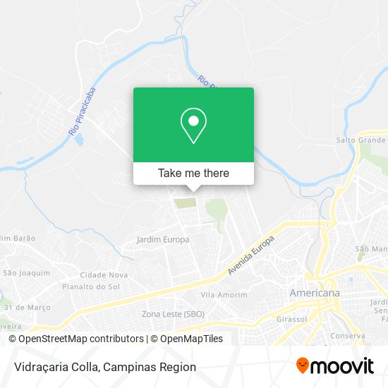 Vidraçaria Colla map