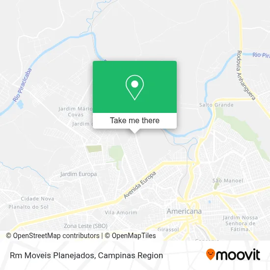 Rm Moveis Planejados map