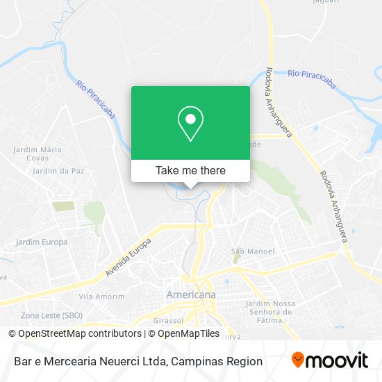 Bar e Mercearia Neuerci Ltda map