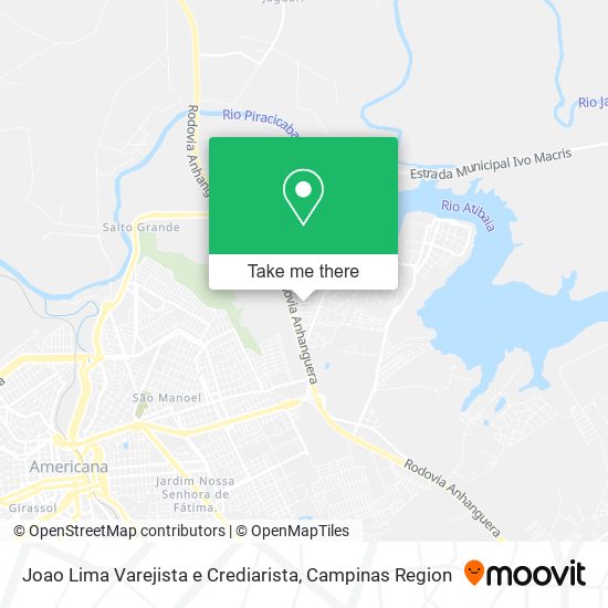 Mapa Joao Lima Varejista e Crediarista