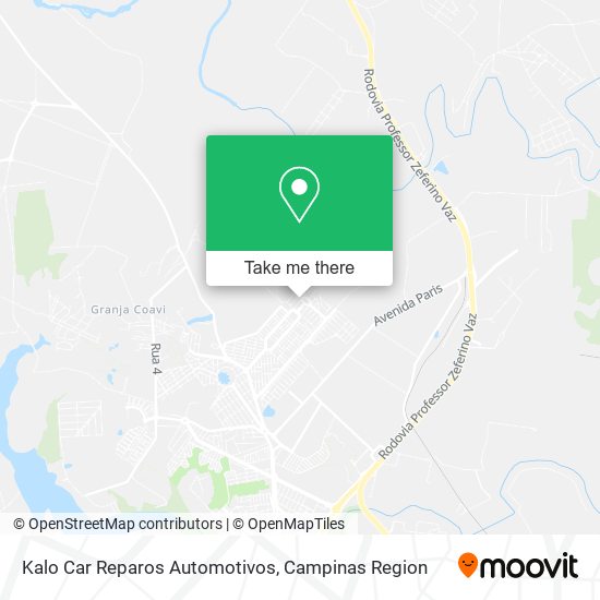 Mapa Kalo Car Reparos Automotivos