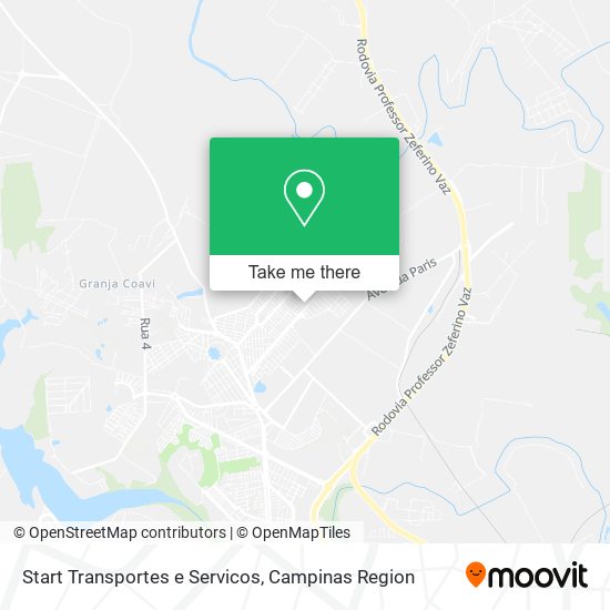 Start Transportes e Servicos map