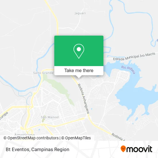 Bt Eventos map