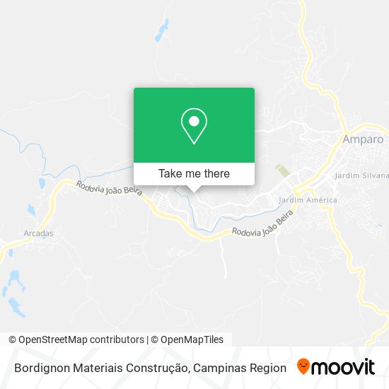 Bordignon Materiais Construção map