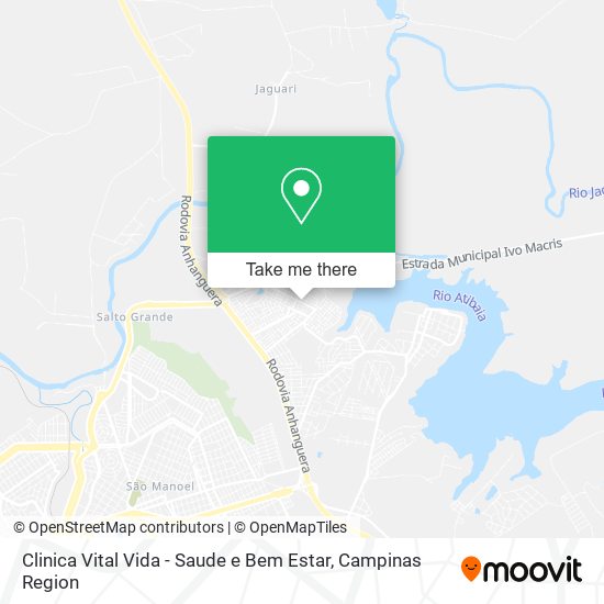 Mapa Clinica Vital Vida - Saude e Bem Estar