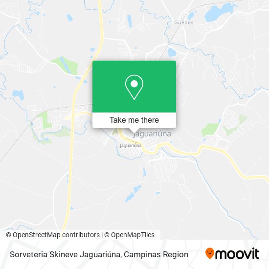 Sorveteria Skineve Jaguariúna map