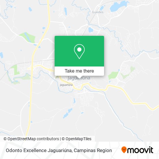 Odonto Excellence Jaguariúna map