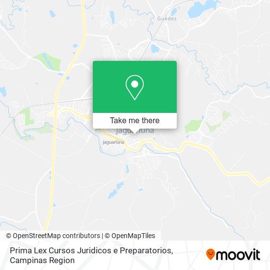 Prima Lex Cursos Juridicos e Preparatorios map