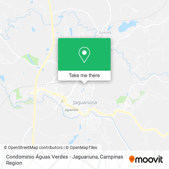 Condomínio Águas Verdes - Jaguariuna map