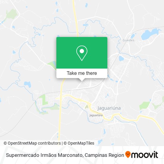 Mapa Supermercado Irmãos Marconato