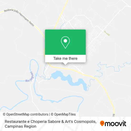 Restaurante e Choperia Sabore & Art's Cosmopolis map