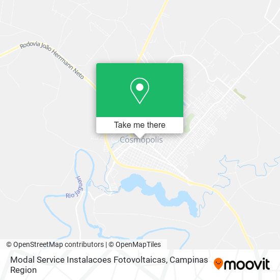 Mapa Modal Service Instalacoes Fotovoltaicas