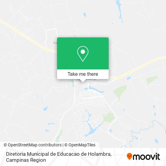 Diretoria Municipal de Educacao de Holambra map