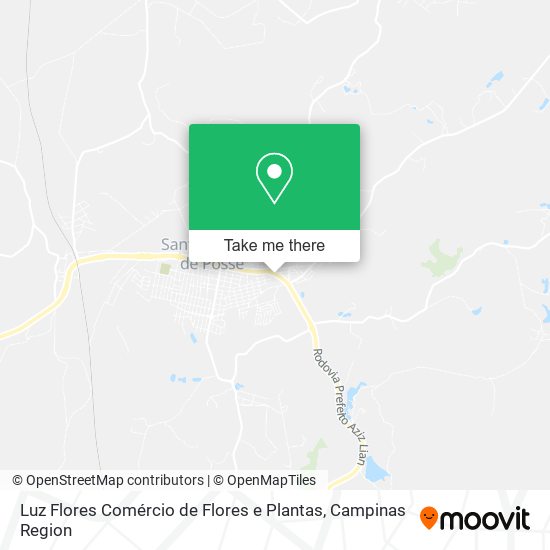 Luz Flores Comércio de Flores e Plantas map