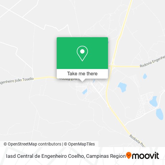 Iasd Central de Engenheiro Coelho map