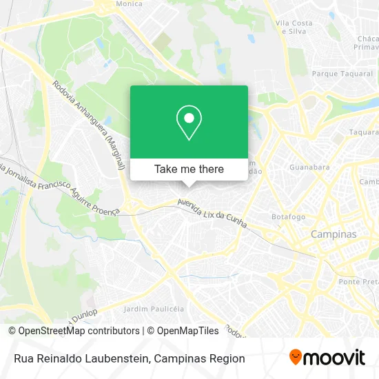 Rua Reinaldo Laubenstein map