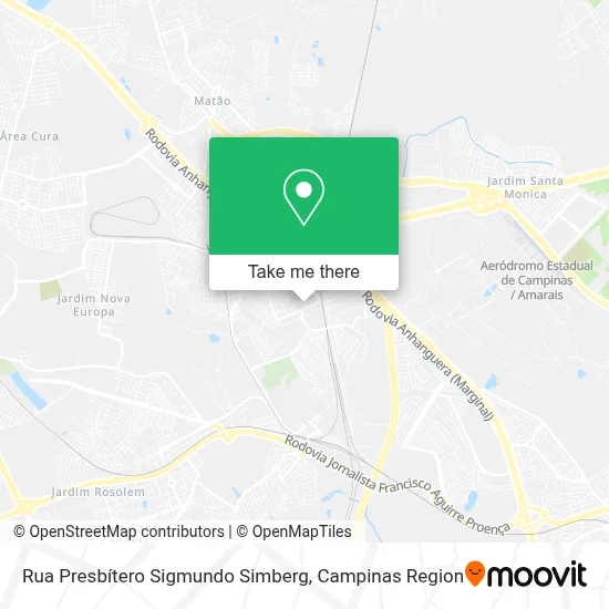 Rua Presbítero Sigmundo Simberg map