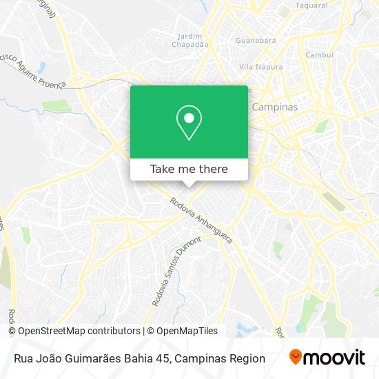 Mapa Rua João Guimarães Bahia 45