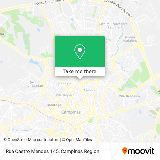 Mapa Rua Castro Mendes 145
