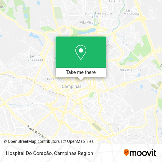 Hospital Do Coração map